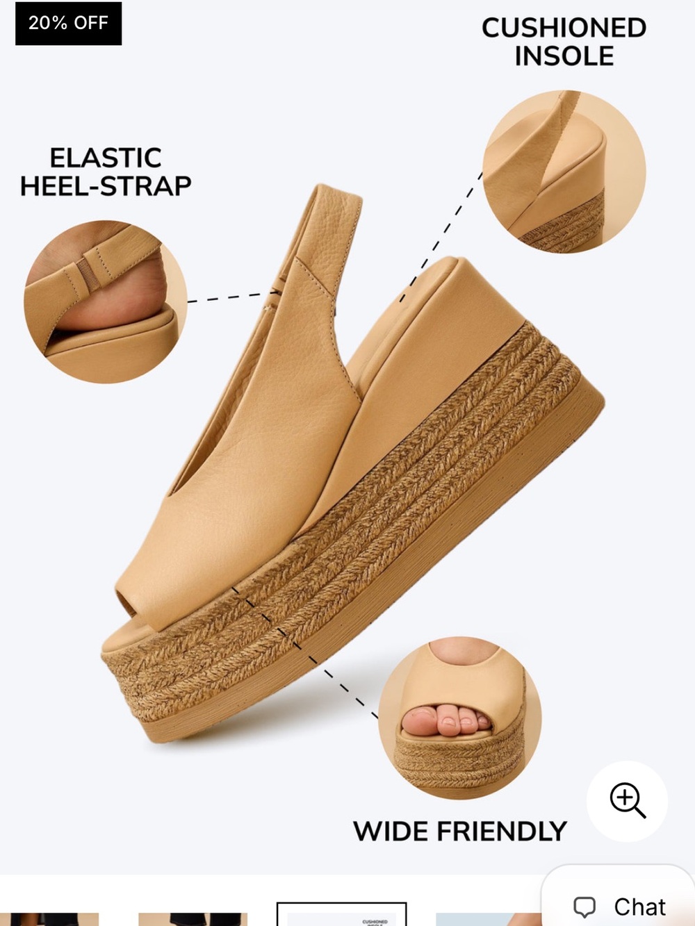 Lonza Agnesa beige leather sling back espadrille wedges 41/10